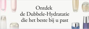 Een selectie van dubbel hydraterende huidverzorgingsproducten