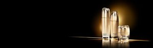 ULTIMATE products showcased against a dark background with a dim light.