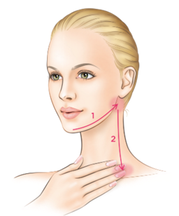 illustration of step 1 application of Lift Focus Essence