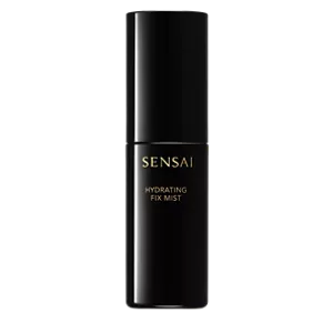 A Shiny black spray bottle with a pull off lid.