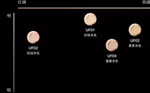 UTM ザ ファンデーションのカラーマップ