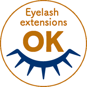Eyelash extensions OK