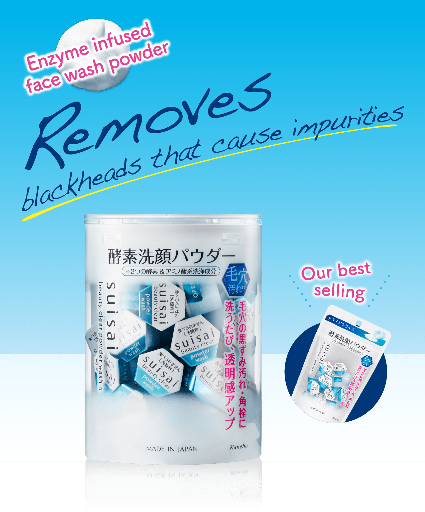 Suisai Beauty Clear Powder Wash N Kanebo Cosmetics Inc