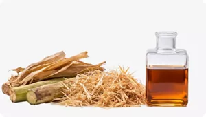 Plant residue and enzyme extract for lignocellulosic biomass