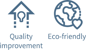 Quality improvement,Eco-friendly
