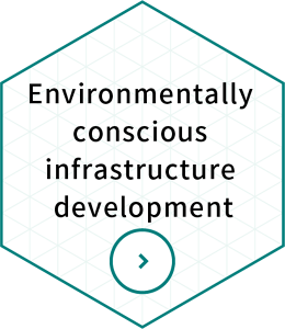 Environmentally conscious infrastructure development