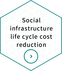Social infrastructure life cycle cost reduction