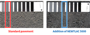 standard pavement, Addiction of NEWTLAC 5000