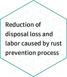 Reduce product loss and labor required for rust prevention