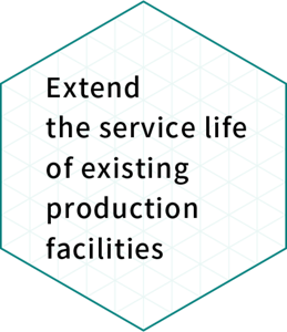 Extend the service life of existing production facilities