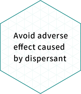Avoid adverse effect caused by dispersant