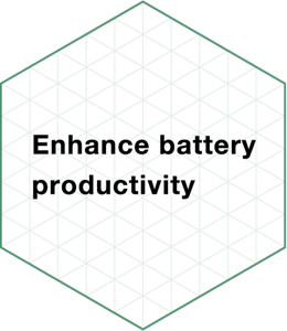 Enhance battery productivity