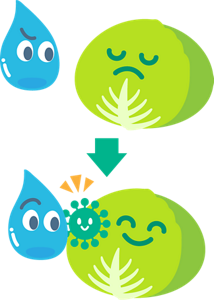 農薬の効果イメージ