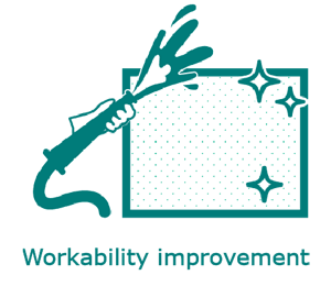 Workability improvement icon