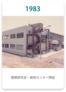 1983年 豊橋研究室・鋳物センター開設