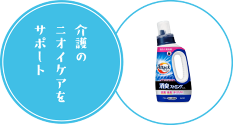 介護のニオイケアをサポート