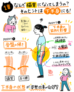 1章　なんで猫背になってしまうの？　そのヒントは下半身にも！