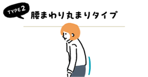 TYPE 2　腰まわり丸まりタイプ