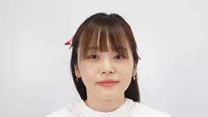 眉間部分の長さを調整した前髪の仕上がり画像