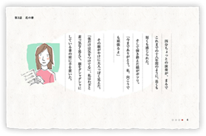 四分ちょっとの演奏が、まるでこれまでの十八年間のように、長くも短くも感じられた。そして弾き終えた娘がポツリ。「今までありがとう。私、向こうでも頑張るよ」その顔がやけに大人っぽく見えた。「体だけは気をつけてな」、私はわざと素っ気なく答えて、顔をグシャグシャにしている妻の肩に手を置いた。