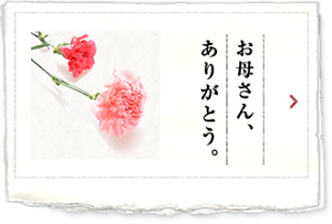 お母さん、ありがとう。