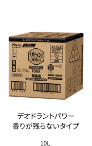 デオドラントパワー香り残らないタイプ 10L