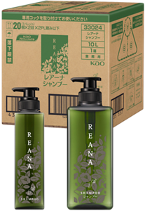 レアーナシャンプーのパッケージ写真