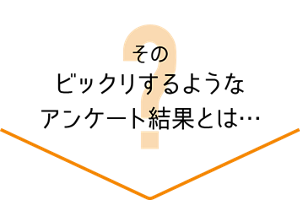 そのビックリするようなアンケート結果とは…