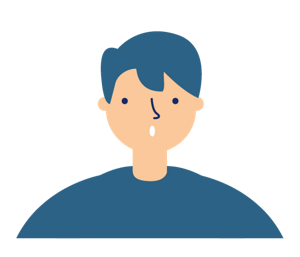 予防的アプローチにおいて重視される項目のイメージイラスト。呼吸訓練は口をすぼめて口から吐いている様子。