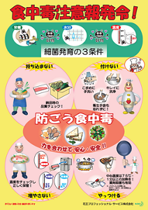 食中毒予防ポスターの画像