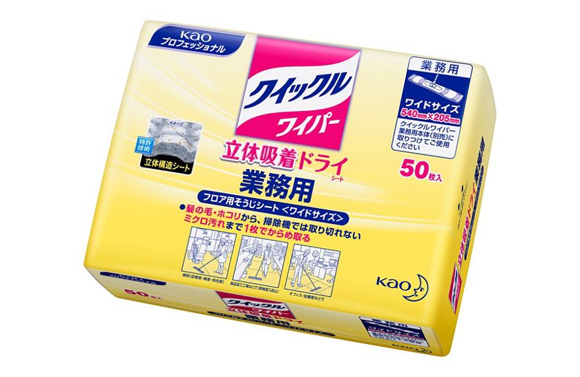 花王プロフェッショナル サービス 製品情報 クイックルワイパー ドライシート 50枚 業務用 花王プロフェッショナル サービス 製品情報 クイックルワイパー ドライシート 50枚 業務用