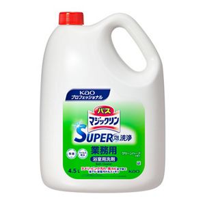 バスマジックリン　ＳＵＰＥＲ泡洗浄　グリーンハーブの香り　業務用　４．５Ｌ