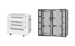 専用ごみ置き場のイラスト