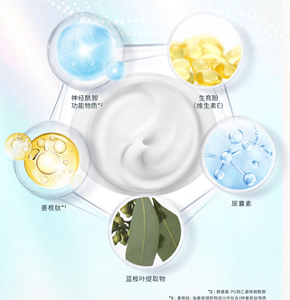 神经酰胺 功能物质 维生素E    姜根*3 精华 尿囊素 蓝桉叶 提取物