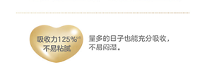 大量吸收 肌肤远离 粘腻感 大量吸收，减少表面残留， 肌肤舒爽，远离粘腻。