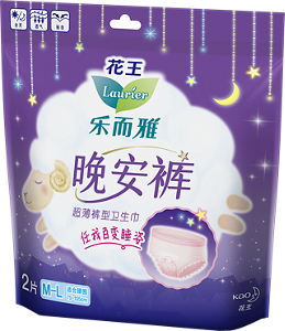 晚安裤超薄裤型卫生巾 M-L 2片