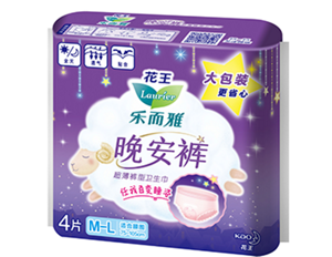 晚安裤 超薄内裤型卫生巾 M-L