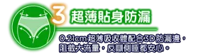 超薄貼身防漏