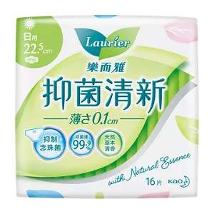 樂而雅抑菌清新絲薄日用22.5cm