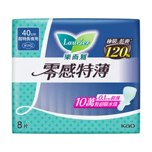 樂而雅零感特薄超特長夜用40cm