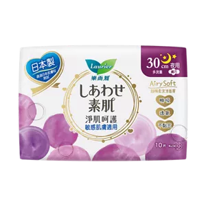 樂而雅淨肌呵護纖巧夜用30cm