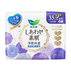 樂而雅淨肌呵護纖巧夜用35cm