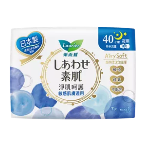 樂而雅淨肌呵護纖巧夜用40cm