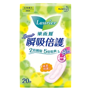 樂而雅瞬吸倍護纖巧日用22cm