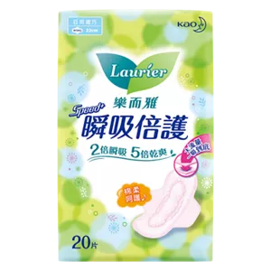 樂而雅瞬吸倍護纖巧日用安全翼22cm