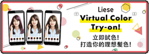 Liese Virtual Color Try-on! 立即試色!打造你的理想髮色!