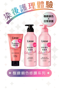 染後護理體驗 極緻鎖色x日常修護 極緻鎖色修護系列 給你從染後第一天起的專業呵護 好きな髪色が長持ち!家用染髮或髮型屋染髮後適用