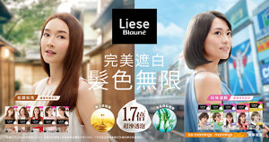 Liese Blauné 泡泡染髮劑 完美遮白 髪色無限