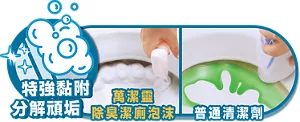 特強黏附 分解頑垢