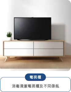電視櫃 消毒清潔電視櫃及不同傢俬